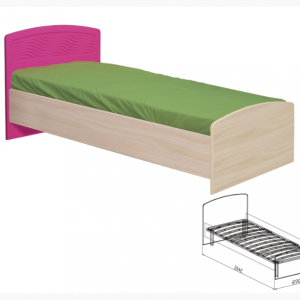 Кровать 0,8 №9 "Акварель"