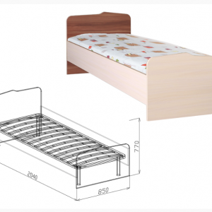 Кровать 0,8 №14 "Евро"
