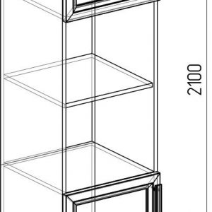 Пенал открытый 450 №19 "Корвет люкс"