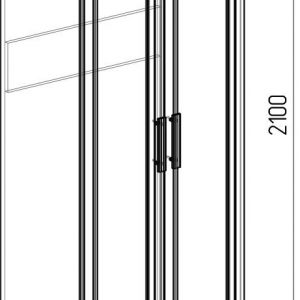 Шкаф платяной 450 №18 "Корвет люкс"